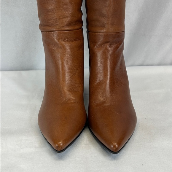 Prada Leather cognac Mid high boots Sz 10.5 - Picture 3 of 9